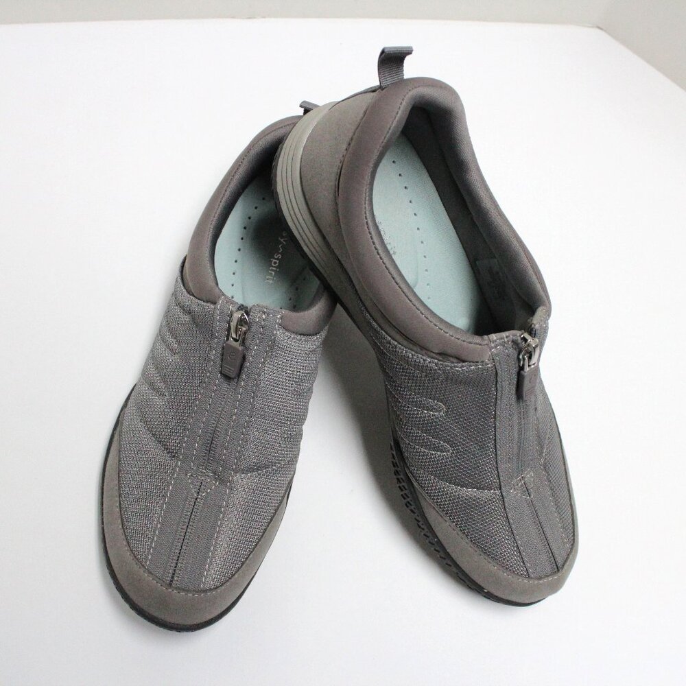 Easy Spirit Women's Size 9M Gray Zip Up Sneaker Shoe - Picture 9 of 15